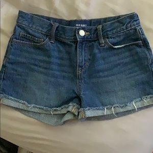 Girls old navy jean shorts
